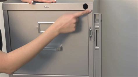 how to lock steel cabinet without a key|locked file cabinet lost key.